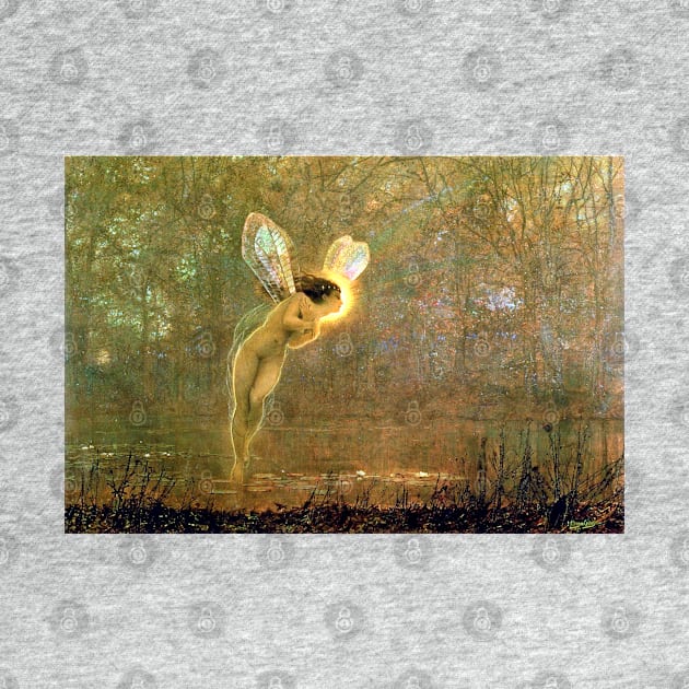 Iris the Rainbow Goddess - John Atkinson Grimshaw by forgottenbeauty